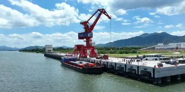 吉安港天玉綜合碼頭開(kāi)港